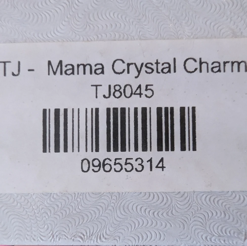 Treasure Jewels Mama Crystal Charm Gold Pave NWT